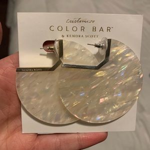 Kendra Scott silver hoop Earrings
